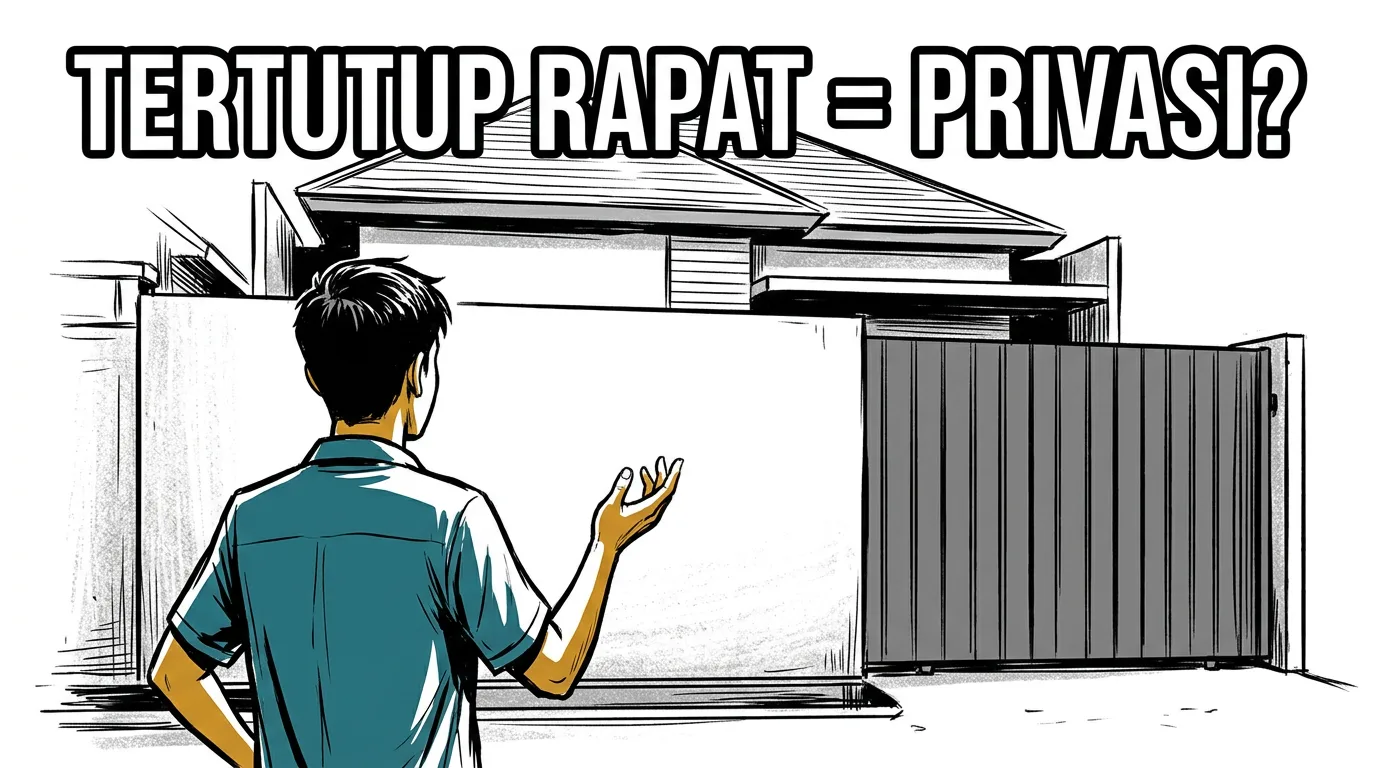 Fasad Tertutup Rapat Itu Bukan Privasi, Tapi Ketakutan